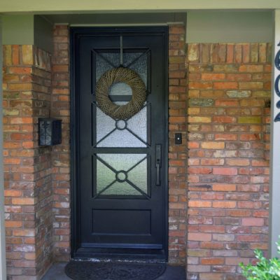 Wrought Iron Front door